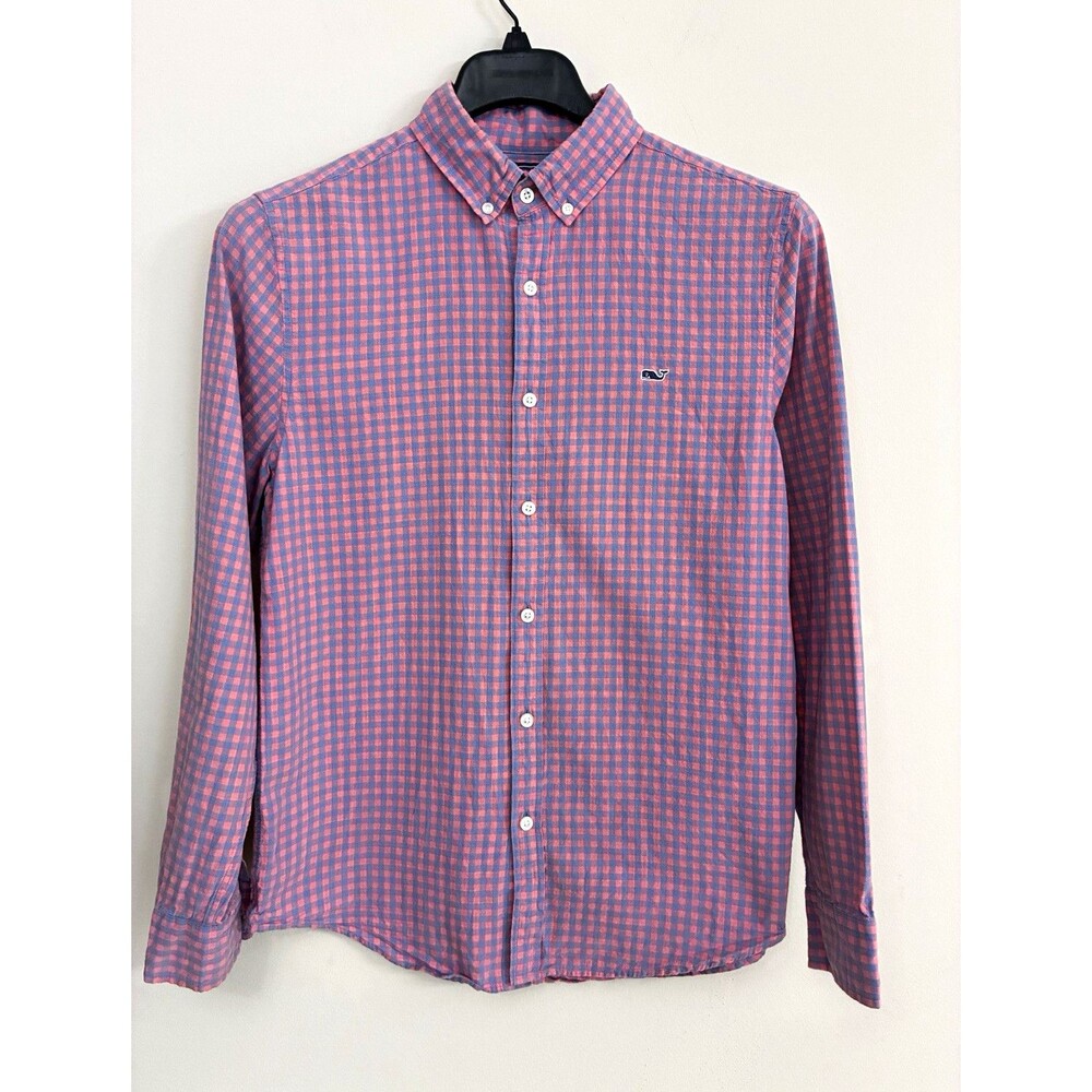 Vineyard Vines Slim Fit Whale Shirt long sleeve Cotton Button-Down  size M